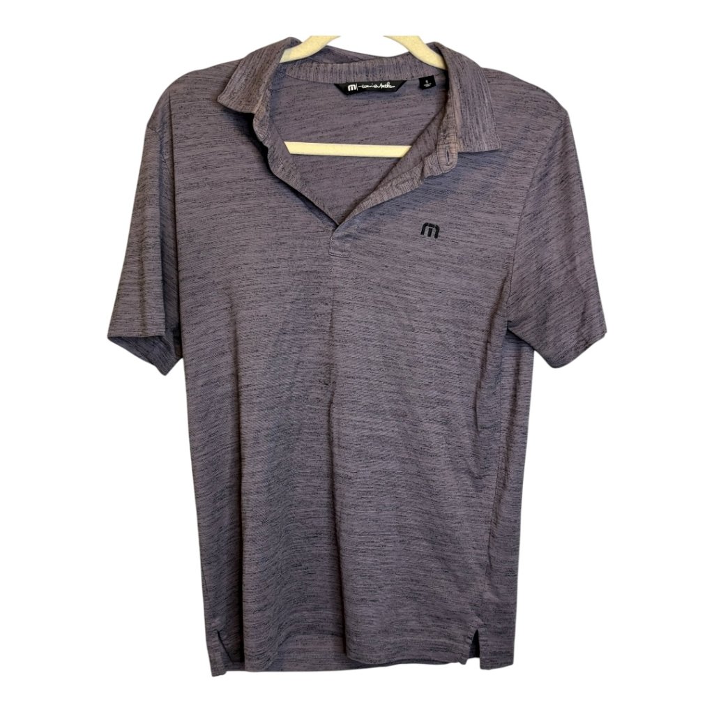 Travis Mathew Shirt Men's Size Small Polo Golf Outdoor Purple